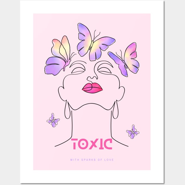 Toxic with sparks of love Wall Art by SibilinoWinkel